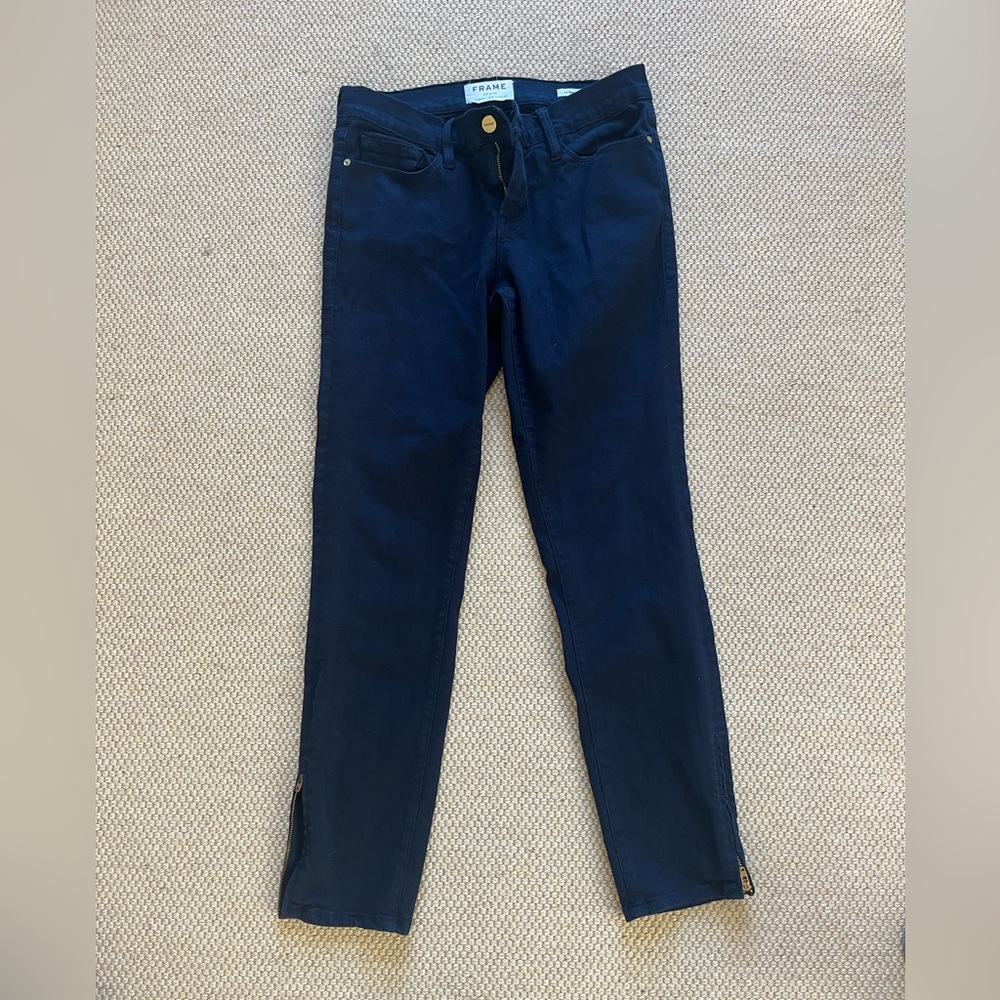 Frame Le Skinny De Jeanne Crop Jeans Size 28